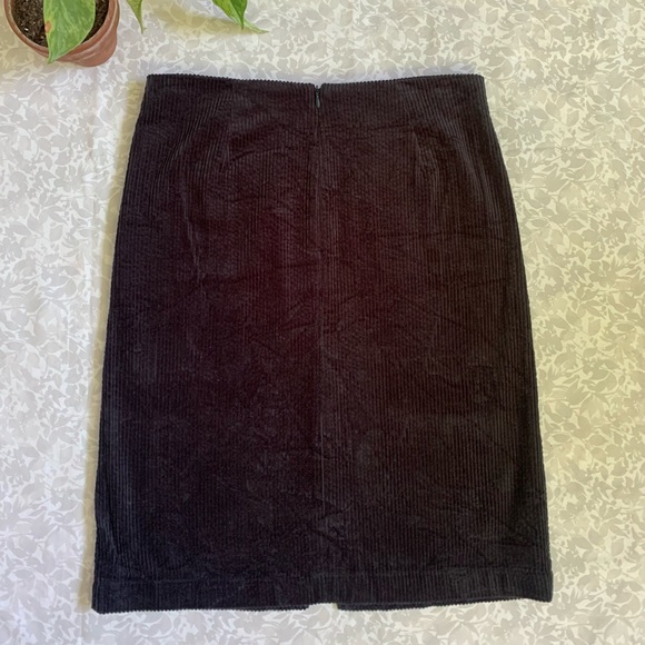 NWT Ichi Cordy Total Eclipse Navy Skirt - Picture 4 of 5